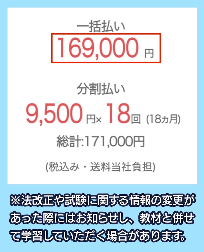 ユーキャンの司法書士講座の料金相場