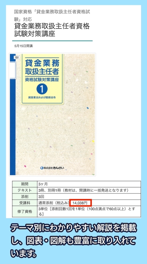 「きんざい」の料金相場