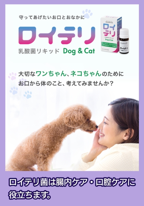 ロイテリ「乳酸菌リキッド Dog&Cat」