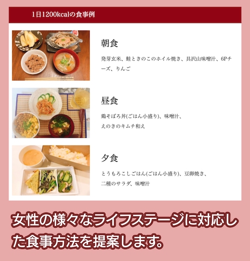 食事メニューの提案