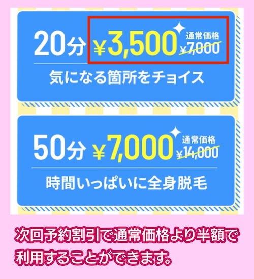 キングスサロンの料金相場