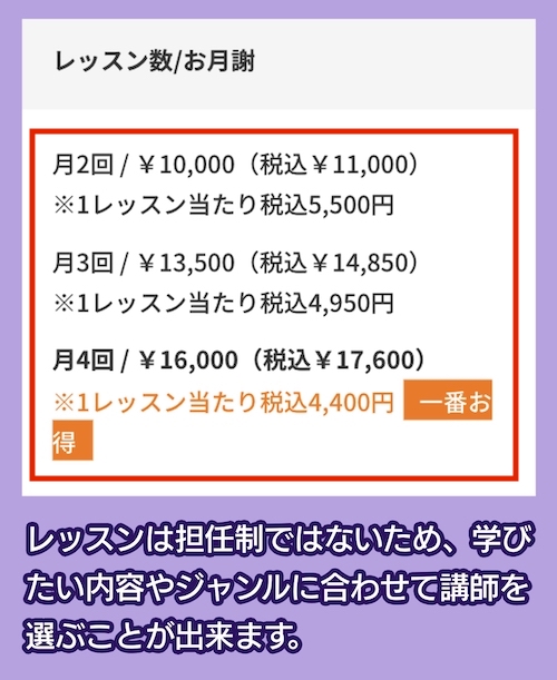 SHEERの料金相場