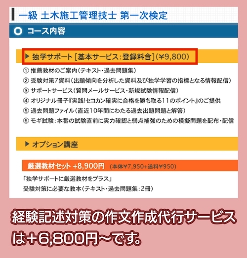 独学サポート事務局の料金相場