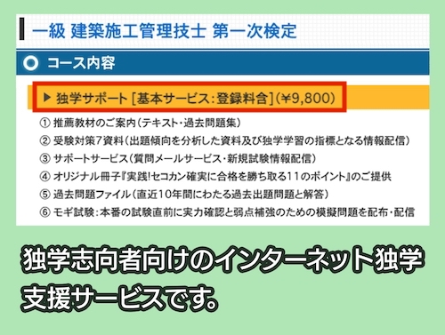 独学サポート事務局の料金相場