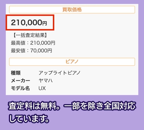 株式会社 ピアノプラザの買取相場