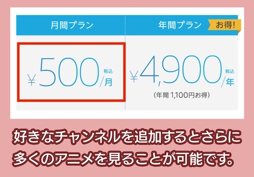 Amazonプライム・ビデオの料金