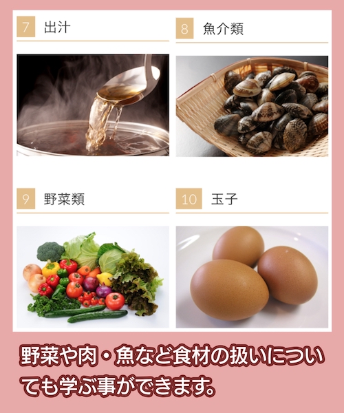 食材の扱い方