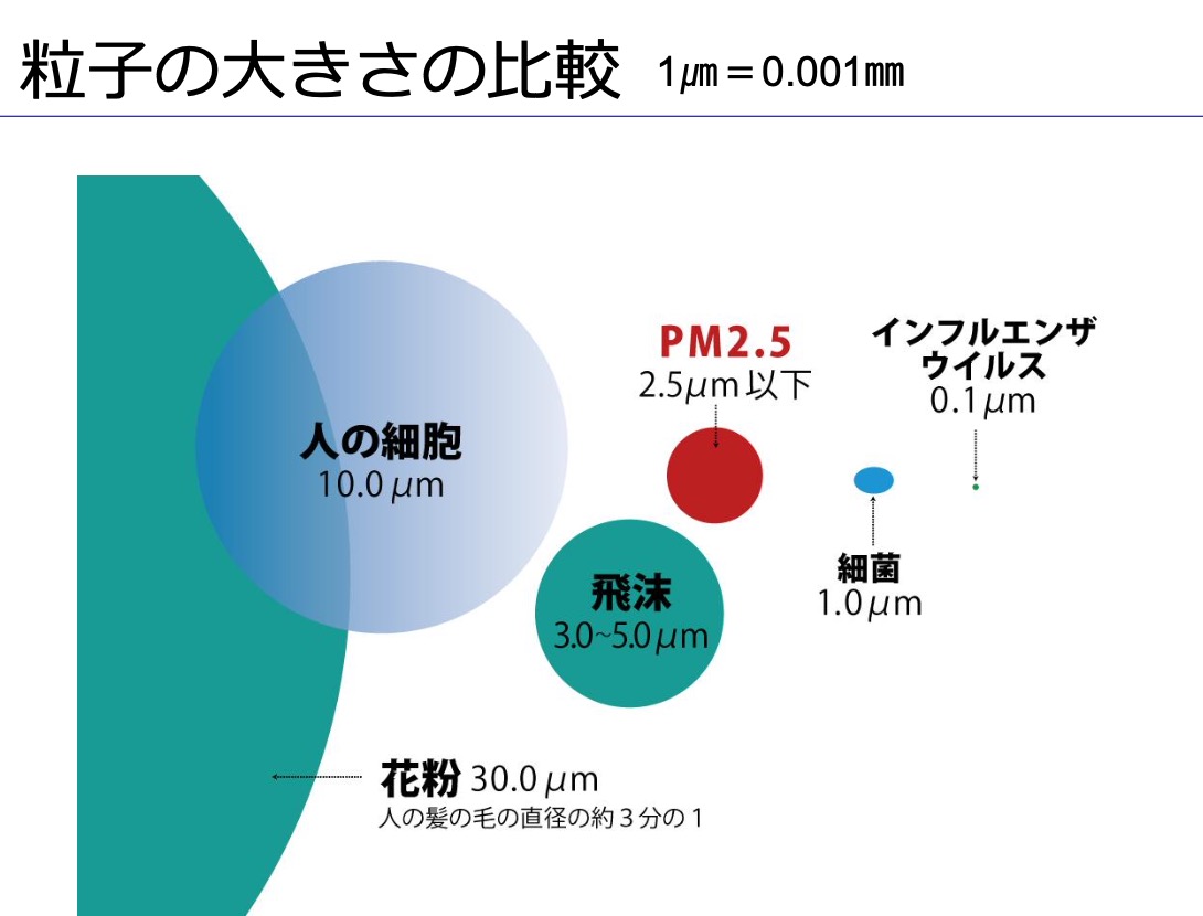 粒子の大きさ