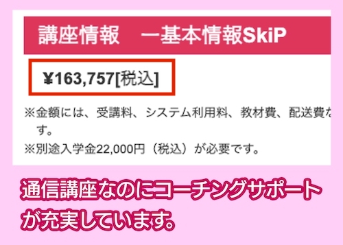 通信講座ネバギバの料金相場