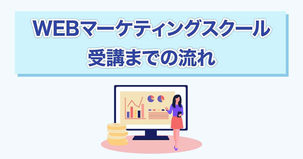 WEBマーケティングスクール受講までの流れ