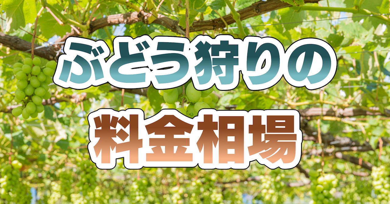 ぶどう狩りの料金相場