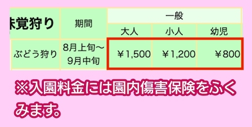 南楽園の料金相場