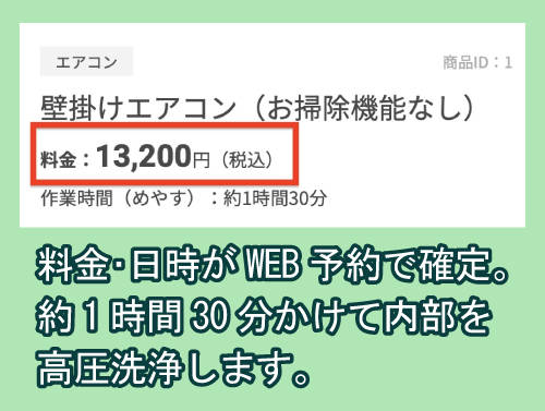 東京ガスのエアコンクリーニングの料金