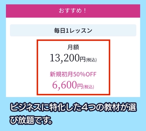 ビズメイツの料金相場