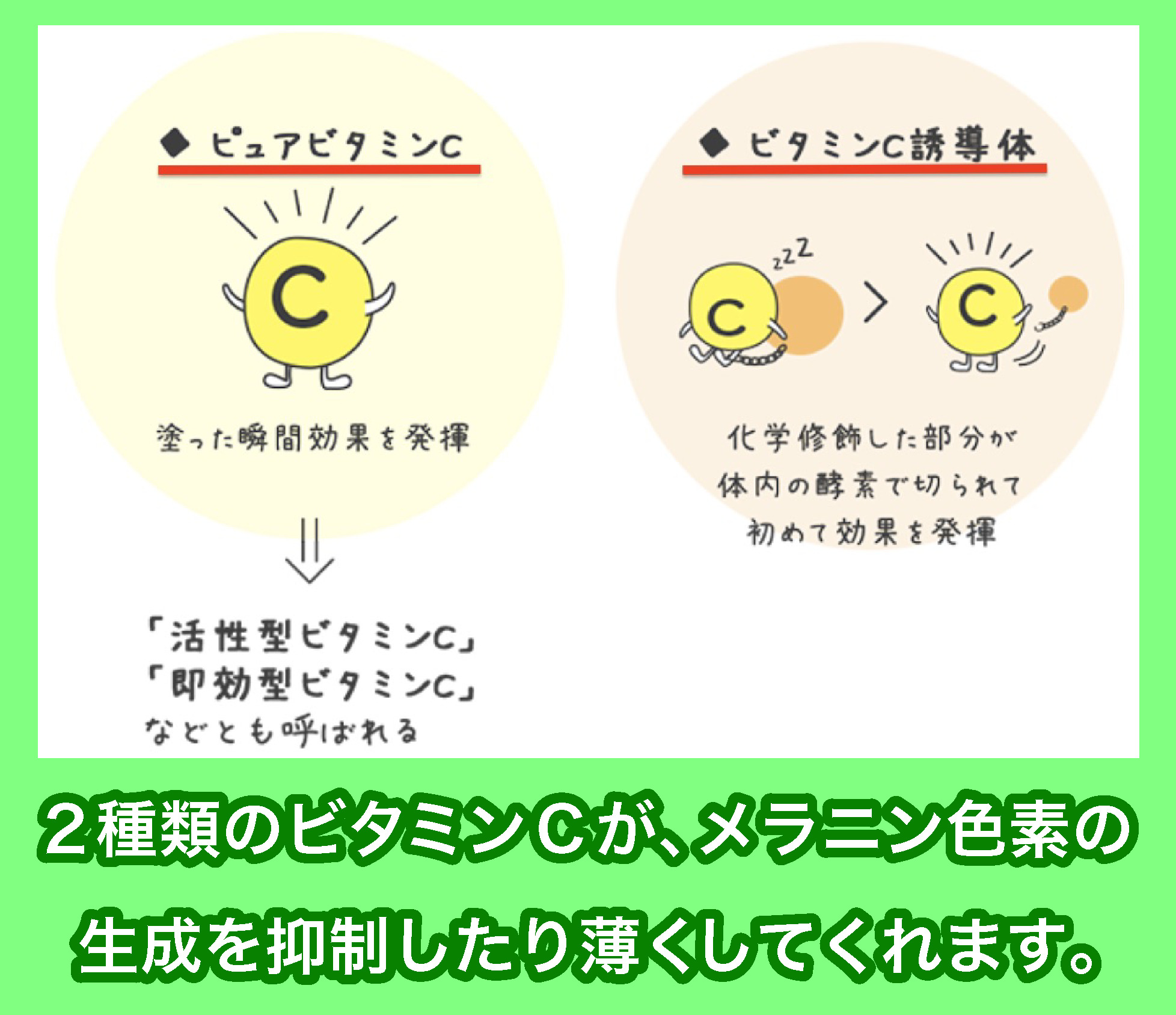 ビタミンCの種類