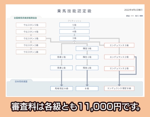 全国乗馬倶楽部振興協会 乗馬技能認定級