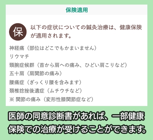 一般社団法人 全国鍼灸マッサージ協会 保険適用