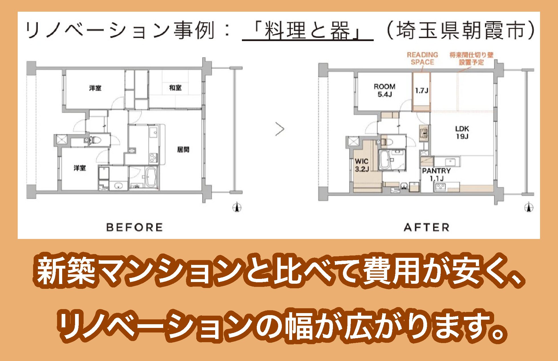 中古住宅リノベーションのメリット