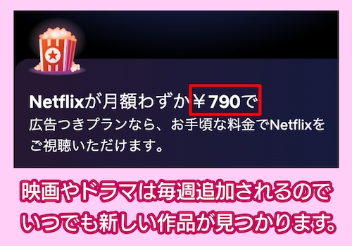 Netflixの料金相場