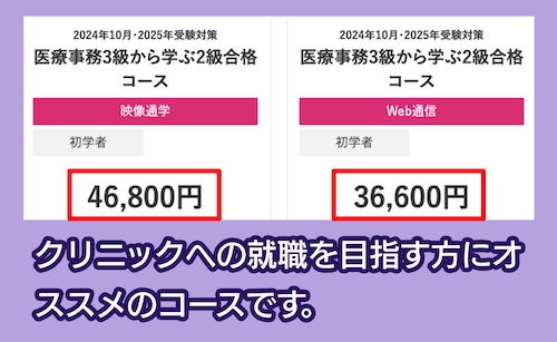 資格の大原の料金相場