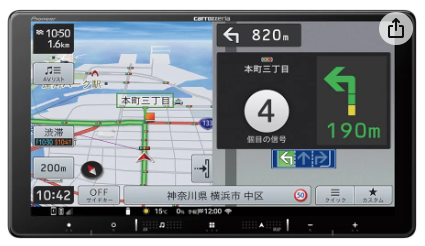 楽ナビ AVIC-RQ721