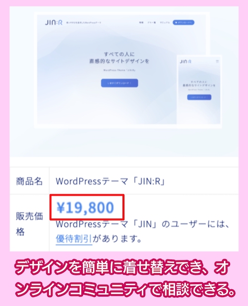 JIN:Rの価格