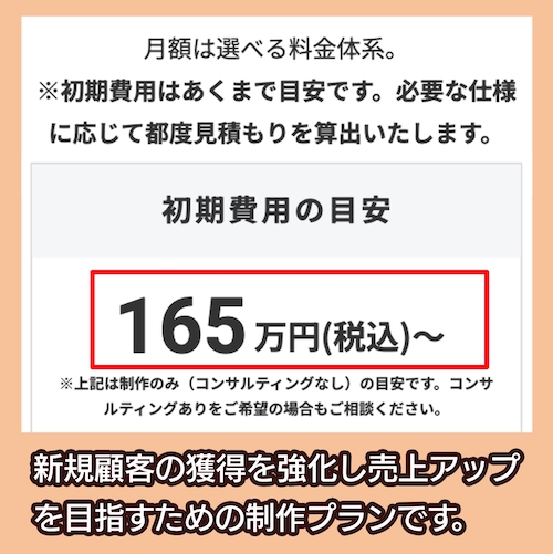 KOPの料金相場